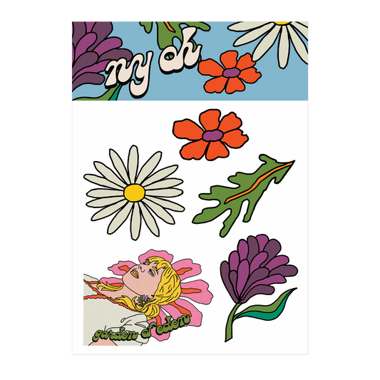 Ny Oh Flower Sticker Pack